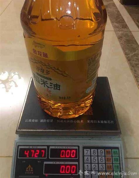 食用油1升是多少斤,重1.82至1.84斤